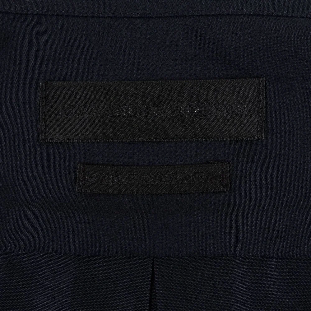 NWOT Alexander McQueen Button-Down Shirt Short-Sleeve Men's 48 (Medium) Black - Picture 5 of 8